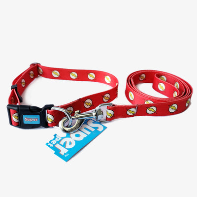 FLASH Graphic Collar and Leash Combo