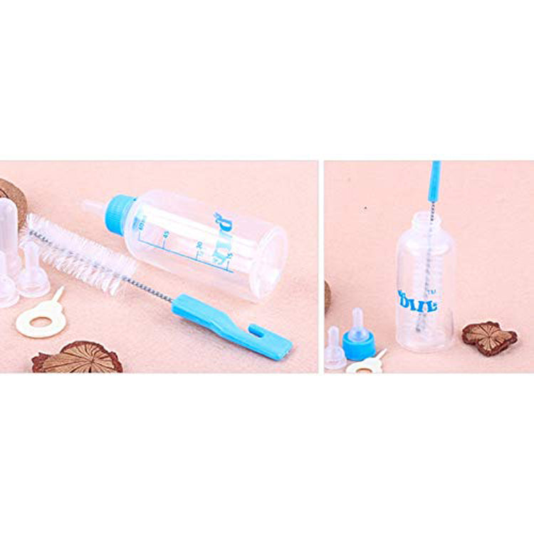 Pet Milk Feeding Bottle Set for Puppies, Cats, Dog, Kitten, Rabbit