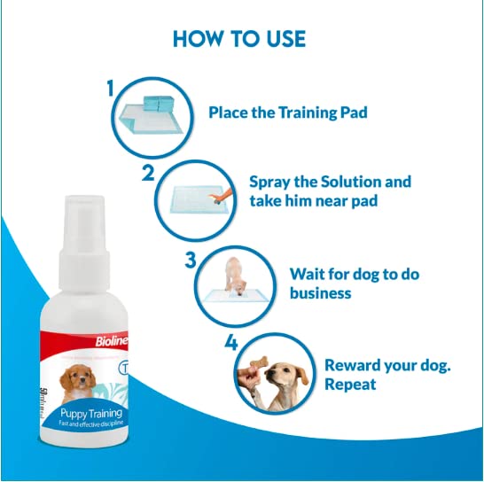 Bioline Pee Training Spray for Cat & Dog with Natural Extracts | 50ml