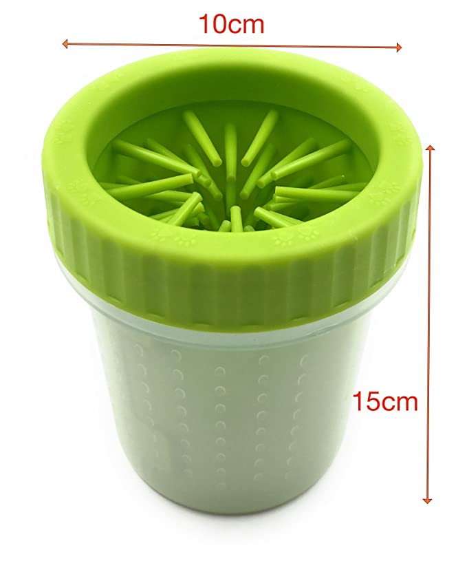 IndiHopShop Portable Pet Paw Cleaner/Washer with Silicone Bristles