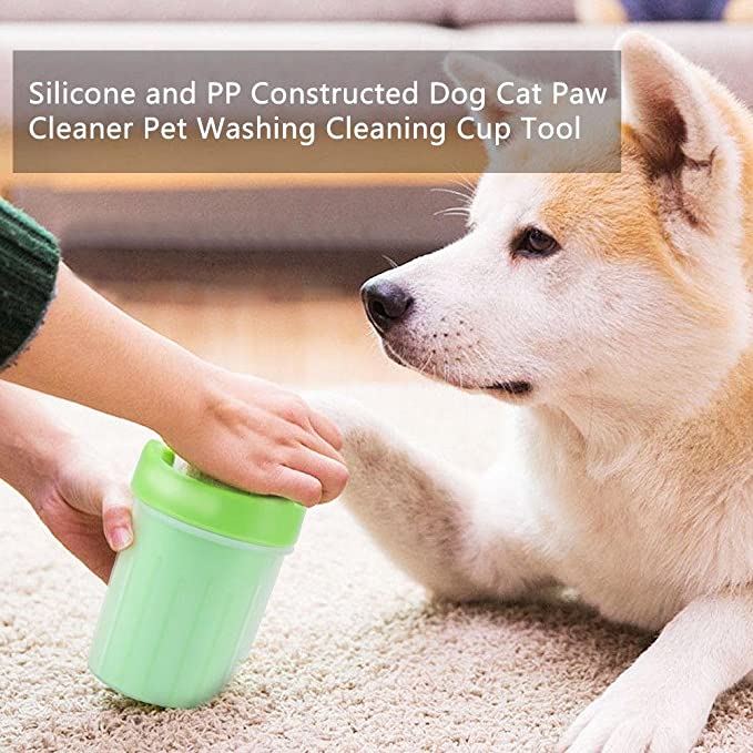 IndiHopShop Portable Pet Paw Cleaner/Washer with Silicone Bristles