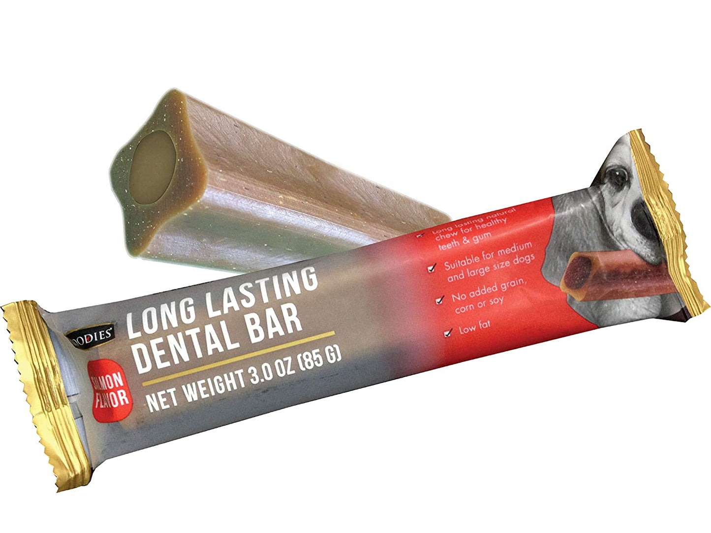 Goodies Long Lasting Dental Bar - Salmon Flavor