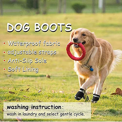 IndiHopShop Dog Shoes | Water Resistant | All Weather Use
