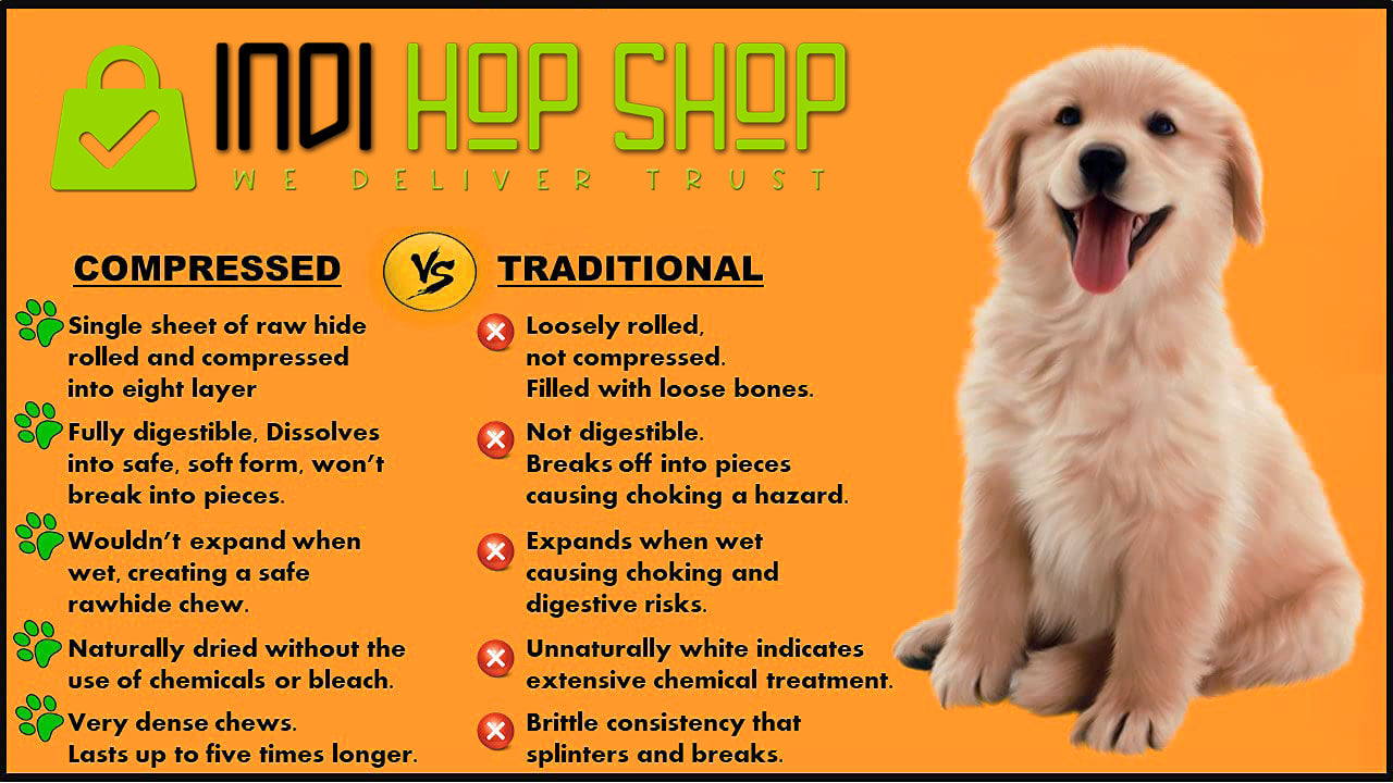 IndiHopShop Dog CHICKEN Chew Sticks Munchy Stick Dogs Snacks/Treats (Pack of 1) freeshipping - Indihopshop