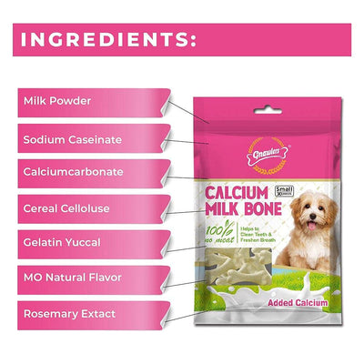 Gnawlers Calcium Milk Bone 270 Gm | 30 Pcs in 1