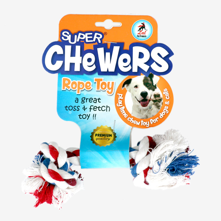 Cotton Rope Toy for Chewing and Teething Puppies, 6 inch freeshipping - Indihopshop