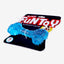 IndiHoPShop Rubber Flyer Flying Disc & Non-Toxic Rubber Dog Chew Bone Toy COMBO
