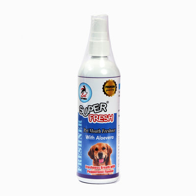 IndiHopShop Natural Canine Mouth Wash for Pet Dogs & Cats Breath Freshner Oral Dental Care Spray