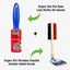 Lint Remover for Pet Hair & Fur & Wooden Double Sided Brush COMBO