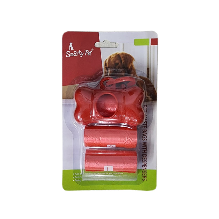 Bone Shaped Waste Poop Clean Bags with Bag Dispenser Box