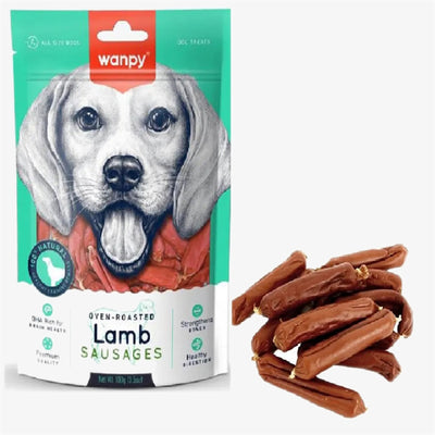 Wanpy Oven Roasted Lamb Sausage – Dog Treats
